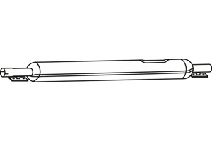 Intermediate muffler in the group  at  Professional Parts Sweden AB (P17003)
