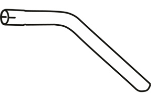 Rear pipe in the group  at  Professional Parts Sweden AB (P17006)