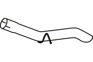 Rear pipe in the group  at  Professional Parts Sweden AB (P17020)