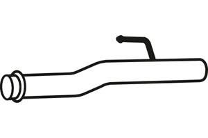 Rear pipe in the group  at  Professional Parts Sweden AB (P1716)