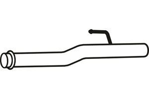 Rear pipe i gruppen Tillflligt dolda artiklar hos  Professional Parts Sweden AB (P1717)