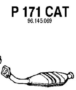 Catalytic converter in the group  at  Professional Parts Sweden AB (P171CAT)