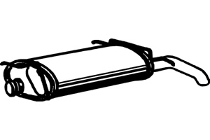 Rear muffler in the group  at  Professional Parts Sweden AB (P1742)