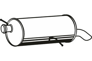 Rear muffler in the group Exhaust parts / Exhaust muffler & kits at  Professional Parts Sweden AB (P1748)