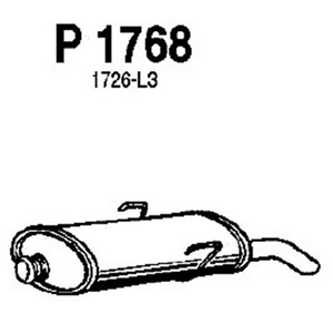 Rear muffler in the group  at  Professional Parts Sweden AB (P1768)