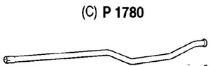Intermediate pipe in the group  at  Professional Parts Sweden AB (P1780)