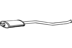 Intermediate muffler in the group  at  Professional Parts Sweden AB (P1794)
