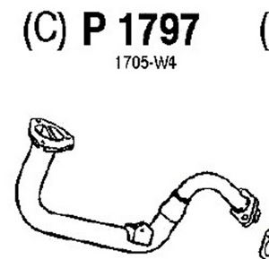Front pipe in the group  at  Professional Parts Sweden AB (P1797)