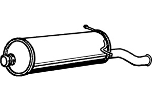 Rear muffler in the group  at  Professional Parts Sweden AB (P1810)