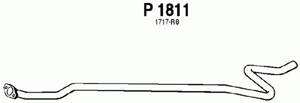 Intermediate pipe in the group  at  Professional Parts Sweden AB (P1811)
