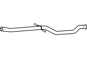 Intermediate pipe in the group  at  Professional Parts Sweden AB (P1819)