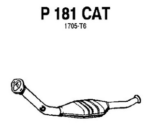 Catalytic converter in the group  at  Professional Parts Sweden AB (P181CAT)