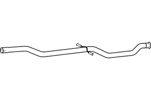 Intermediate pipe in the group  at  Professional Parts Sweden AB (P1824)