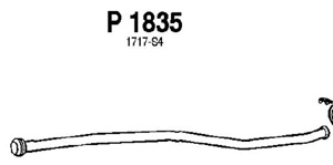 Intermediate pipe in the group  at  Professional Parts Sweden AB (P1835)