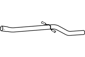Intermediate pipe in the group  at  Professional Parts Sweden AB (P1836)