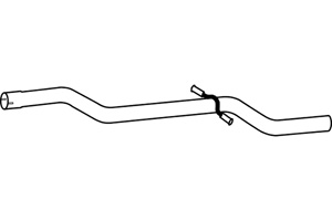Intermediate pipe in the group  at  Professional Parts Sweden AB (P1838)