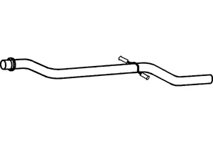 Intermediate pipe in the group  at  Professional Parts Sweden AB (P1840)