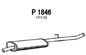Intermediate muffler in the group  at  Professional Parts Sweden AB (P1846)