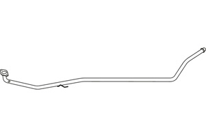 Intermediate pipe in the group  at  Professional Parts Sweden AB (P1860)