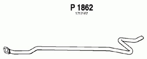 Intermediate pipe in the group  at  Professional Parts Sweden AB (P1862)