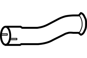 Intermediate pipe in the group  at  Professional Parts Sweden AB (P1865)