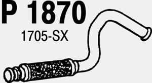 Front pipe in the group  at  Professional Parts Sweden AB (P1870)