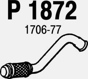 Front pipe in the group  at  Professional Parts Sweden AB (P1872)