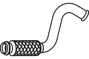 Front pipe in the group  at  Professional Parts Sweden AB (P1884)