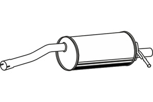 Rear muffler in the group  at  Professional Parts Sweden AB (P1903)