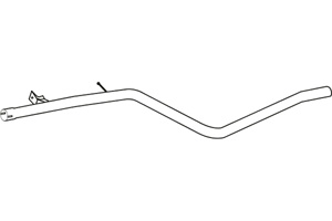Intermediate pipe in the group  at  Professional Parts Sweden AB (P1908)