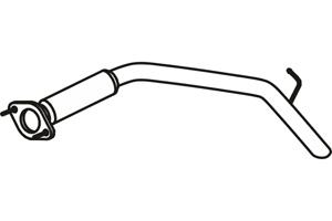 Rear muffler in the group Exhaust parts / Exhaust muffler & kits at  Professional Parts Sweden AB (P19201)