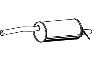 Rear muffler in the group  at  Professional Parts Sweden AB (P1932)