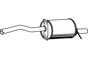 Rear muffler in the group  at  Professional Parts Sweden AB (P1935)