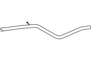Intermediate pipe in the group  at  Professional Parts Sweden AB (P1943)