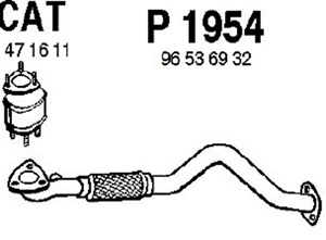 Front pipe in the group  at  Professional Parts Sweden AB (P1954)