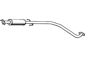 Intermediate muffler in the group  at  Professional Parts Sweden AB (P1955)