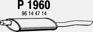 Rear muffler in the group  at  Professional Parts Sweden AB (P1960)