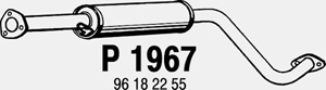 Intermediate muffler in the group  at  Professional Parts Sweden AB (P1967)