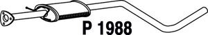Intermediate muffler i gruppen Tillflligt dolda artiklar hos  Professional Parts Sweden AB (P1988)