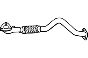 Front pipe in the group Exhaust parts / Exhaust muffler & kits at  Professional Parts Sweden AB (P1999)