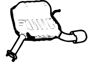 Rear muffler in the group  at  Professional Parts Sweden AB (P2005)