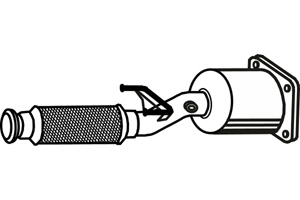 Catalytic converter in the group  at  Professional Parts Sweden AB (P208DCAT)