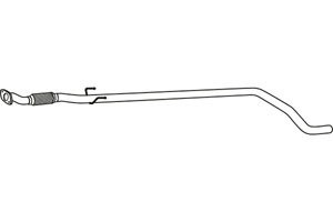 Intermediate pipe in the group  at  Professional Parts Sweden AB (P2107)