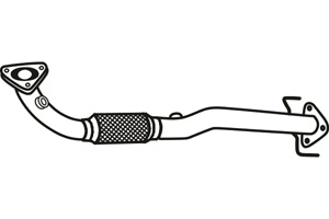 Front pipe in the group Exhaust parts / Exhaust muffler & kits at  Professional Parts Sweden AB (P2113)