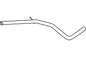 Intermediate pipe in the group  at  Professional Parts Sweden AB (P2117)