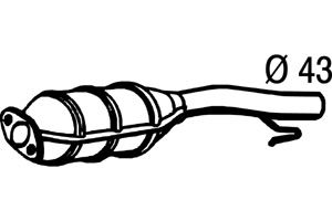 Catalytic converter i gruppen Tillflligt dolda artiklar hos  Professional Parts Sweden AB (P211CAT)
