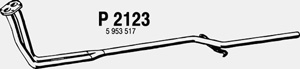Front pipe in the group  at  Professional Parts Sweden AB (P2123)