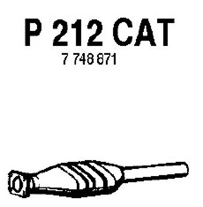Catalytic converter in the group  at  Professional Parts Sweden AB (P212CAT)