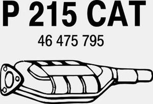 Catalytic converter in the group  at  Professional Parts Sweden AB (P215CAT)