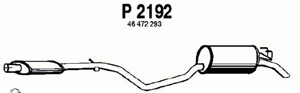 Rear muffler in the group  at  Professional Parts Sweden AB (P2192)
